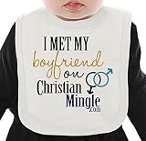 I Met My Boyfriend On Christian Mingle ネクタイを有する有機ビブ Medium