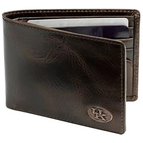 Click here to buy Kentucky Wildcats Leather Roster Traveler Wallet.