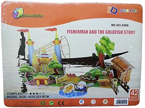 3D PUZZLE CASTLE TOY JIGSAW EDUCATION KIDS 42Pcs