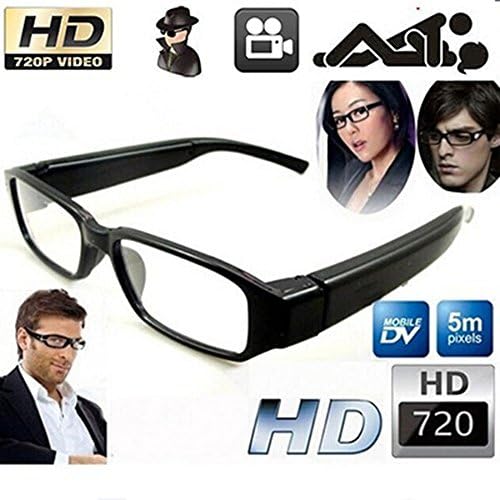 Evany 1280*720P Spy Glass Hidden Camera Eyewear Glasses Mini DV Video Camcorder Recorder