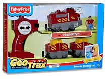 Fisher-Price GeoTrax Rail and Road System RC Set with Figure Assortment