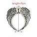 Huan Xun Wings Heart Charms Diy Jewelry Scarf Accessory Bails Tube Pendant Silver Color