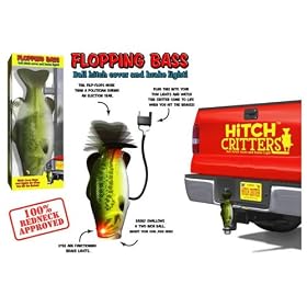 Hitch Critters 3492 Flopping Bass Moving Ball Hitch Cover and Brake Light