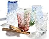 Pinzon Fleur-De-Lis Tumblers, Set of 8