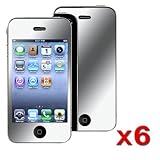 6x Premium Reusable LCD Mirror Screen Protector with Lint Cleaning Cloth fo ....