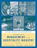 Introduction to Management in the Hospitality Industry, Study Guide [Paperback]