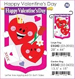 Happy Valentine's Day Garden Flag Indoor/outdoor 13.5 X 18