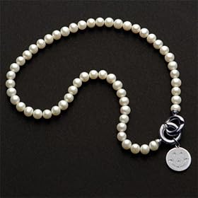 Buy Columbia University Pearl Necklace with Sterling Silver Charm