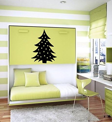 DecorRooms Baby Wall Decal Baby Room Kids Wall Children Wall Sticker Girl Boy Nursery Decal Christmas Tree Merry Holiday Holly