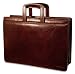Jack Georges Sienna Cherry Briefcase Double Gusset Top Zip - JG-CR7222