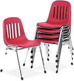 Samsonite 36084BGC5 Graduate Series Commercial Stack Chairs, Burgundy/Chrom ....