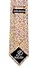 Scott Allan Floral Tie for Men | corbatas Para floral masculina | Mens Gold Ties |
