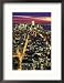 Aerial Night Shot of NYC Collections Framed Photographic Poster Print by Rudi Von Briel, 17x21
