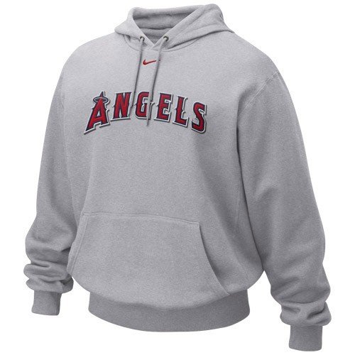 Los Angeles Angels Of Anaheim Sweatshirt : Nike Los Angeles Angels Of Anaheim Ash Tackle Twill sweat