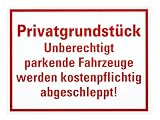Produkt-Bild: Warn-und Hinweisschild "PRIVATGRUNDST&Uuml;CK"