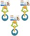 (3 Pack) Nylabone Just For Puppies Triple Teething Ring Chew Toy