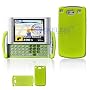 Neon Green Transparent Silicone Skin Snap-On Cover Hard Case Cell Phone Protector for UTStarcom Quickfire PCD GTX75