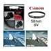 Canon 58mm Ultra Violet (uv) Haze Protector Glass Filter