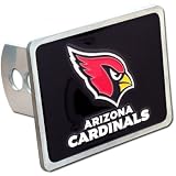 Arizona Cardinals Large Zinc Trailer Hitch Cover - NFL Football Fan Shop Sports Team Merchandise