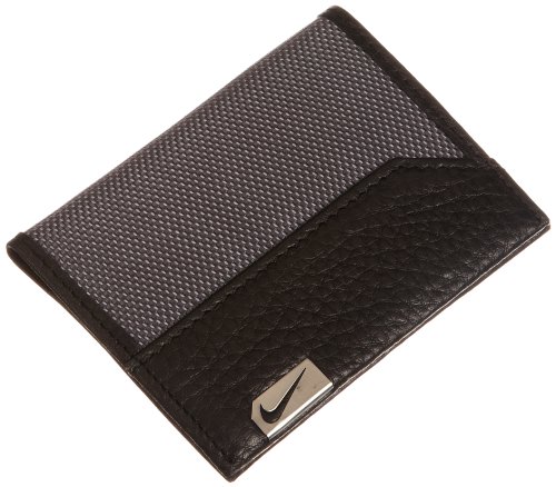 Nike Golf Mens Card Case With Money Clip, Gray, One Size