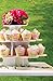 The Smart Baker - Adjustable, Reusable 3 Tier Flower Cupcake & Dessert Tower Display Stand, White - Holds up to 48+ Cupcakes | Weddings, Parties, Holidays, Baby Showers and More!