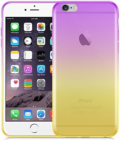 iPhone 6 Case - Transparent Case for 6S,Gradient Color Mirror Ultrathin Soft TPU Cover with Anti-Scratching Craft,6S Case,iPhone 6S Case with 100% Guarantee.