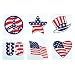 Stars and Stripes Patriotic Tattoos (12 dz)