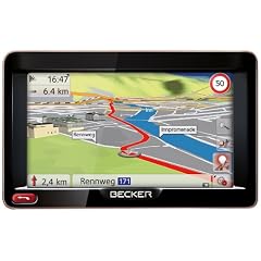 Becker Ready 50 (12,7 cm (5'') Bildschirm, 44 L�nder Europas, HQ TMC� Verkehrsfunkempf�nger, Text-to-Speech, Becker SituationScan) schwarz/mokka-metallic