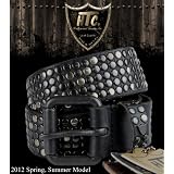 【HTC】 2012s/sモデル 5000スタッズレザーベルト/ブラック