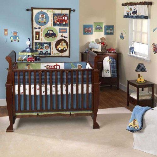 Lambs & Ivy Vroom 5 Piece Bedding Set