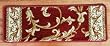 Premium Carpet Stair Treads - Red Scrollworks - 13 Pack