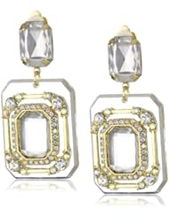 Adia Kibur Clear Bib Earrings
