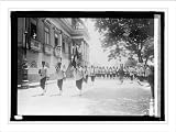 Historic Print (M): Military College, Rio de Janiero, Brazil, review of cadets