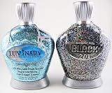 Lot of 2 Designer Skin Luminary 25x + Black 20x Bronzers Tanning Lotion 13.5 Oz