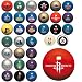Houston Rockets NBA Billiard Balls