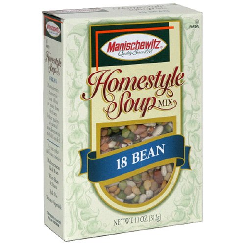 Manischewitz 18 Bean Homestyle, Soup Mix, 11-Ounce Box (Pack of 12) by Manischewitz