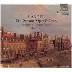 HANDEL. Trio Sonatas Opp.2 & 5. AAM/Egarr