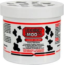 Udderly Smooth Udder Cream Skin Moisturizer, 12-Ounce Jar (Pack of 6)