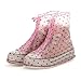 Polka Dot XXL Reusable Waterproof Guard Slip-Resistant Women Girls Shoes Cover