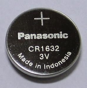 Panasonic Battery CR1632 3V 3 Volt Lithium Coin Size Battery