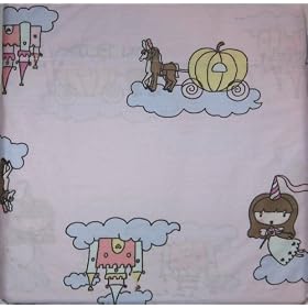 Little Fairytale Princess Twin Sheet Set - Horse & Carriages, Castles, Princesses