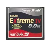 SanDisk 8 GB Extreme IV CompactFlash Card ( SDCFX4-8192-901, US Retail Package )