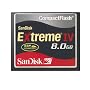 SanDisk 8 GB Extreme IV CompactFlash Card ( SDCFX4-8192-901, US Retail Package )