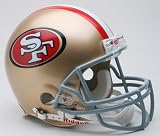 San Francisco 49ers Riddell Full Size Authentic Proline Football Helmet