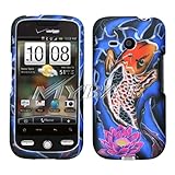 MyBat HTC ADR6200 Droid Eris (Verizon) Lizzo Black Koi Fish Plastic Shield  ....