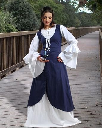 Renaissance Medieval Wench Peasant Gown Dress Costumes