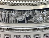Photography Poster - Wright Brothers frieze in U.S. Capitol dome Washington D...