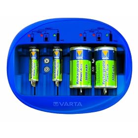 Varta Universal AA, AAA, C, D and 9V Battery Charger