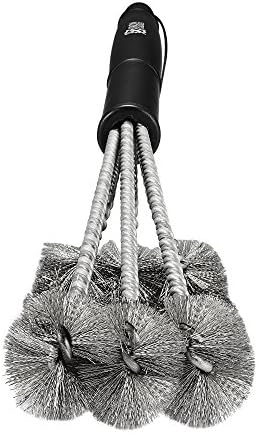 BEST Rated BBQ Grill Brush Effortless Cleaning 360° Grill Cleaning with Stainless Steel Bristles- 18" Long Handle- Suited For Various Grills AND Grates ★