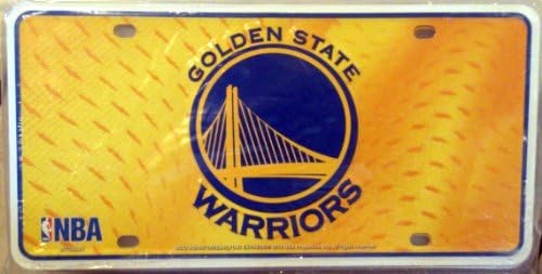 Golden State Warriors 96001 Metal Tag License Plate NBA Basketball